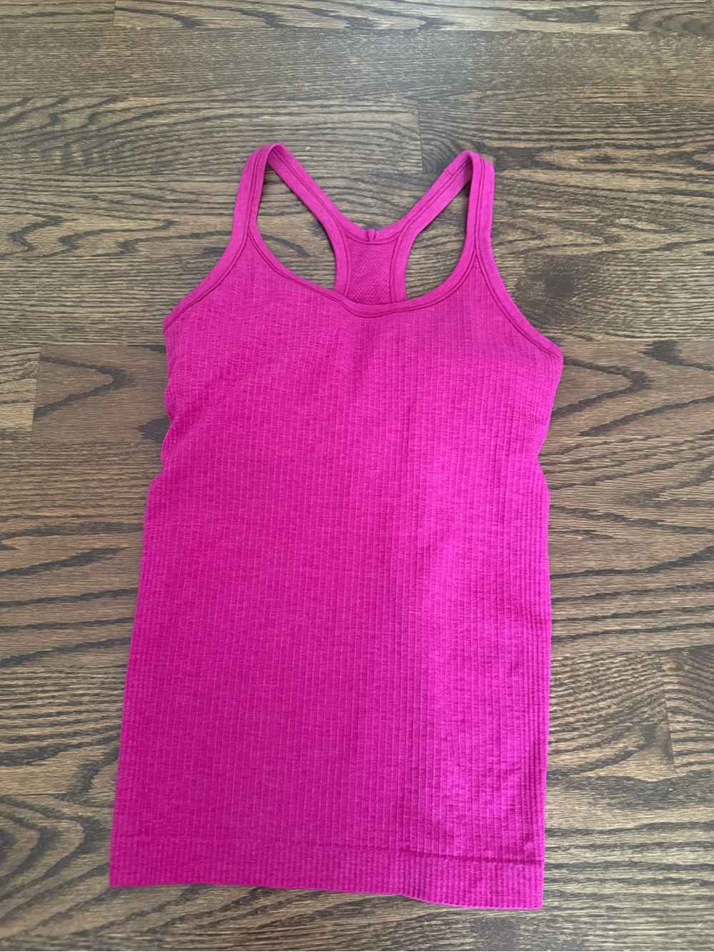 Bright Fuchsia Racerback Tank Top